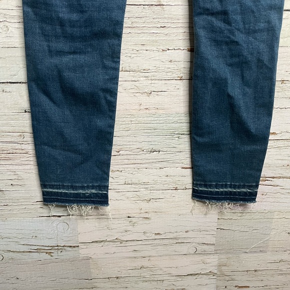 Abercrombie & Fitch Harper ankle raw hem jeans 25 - Picture 9 of 10